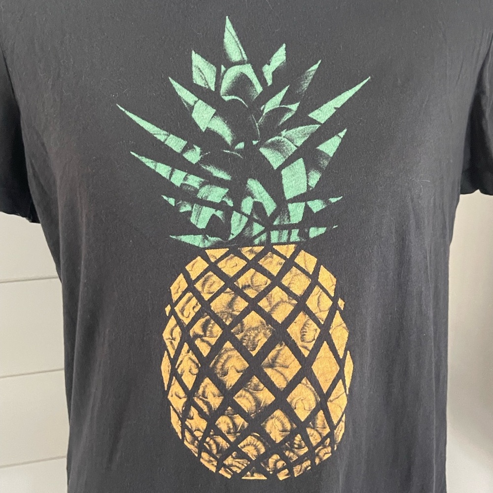 Anthropologie Gray Pineapple Tee - Picture 3 of 6